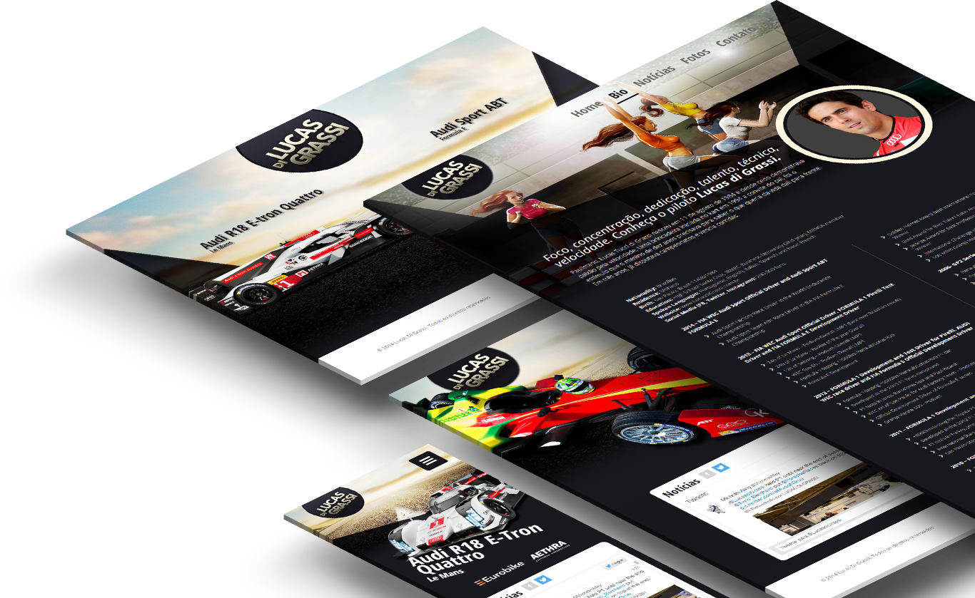Layout | Site Responsivo - Lucas di Grassi
